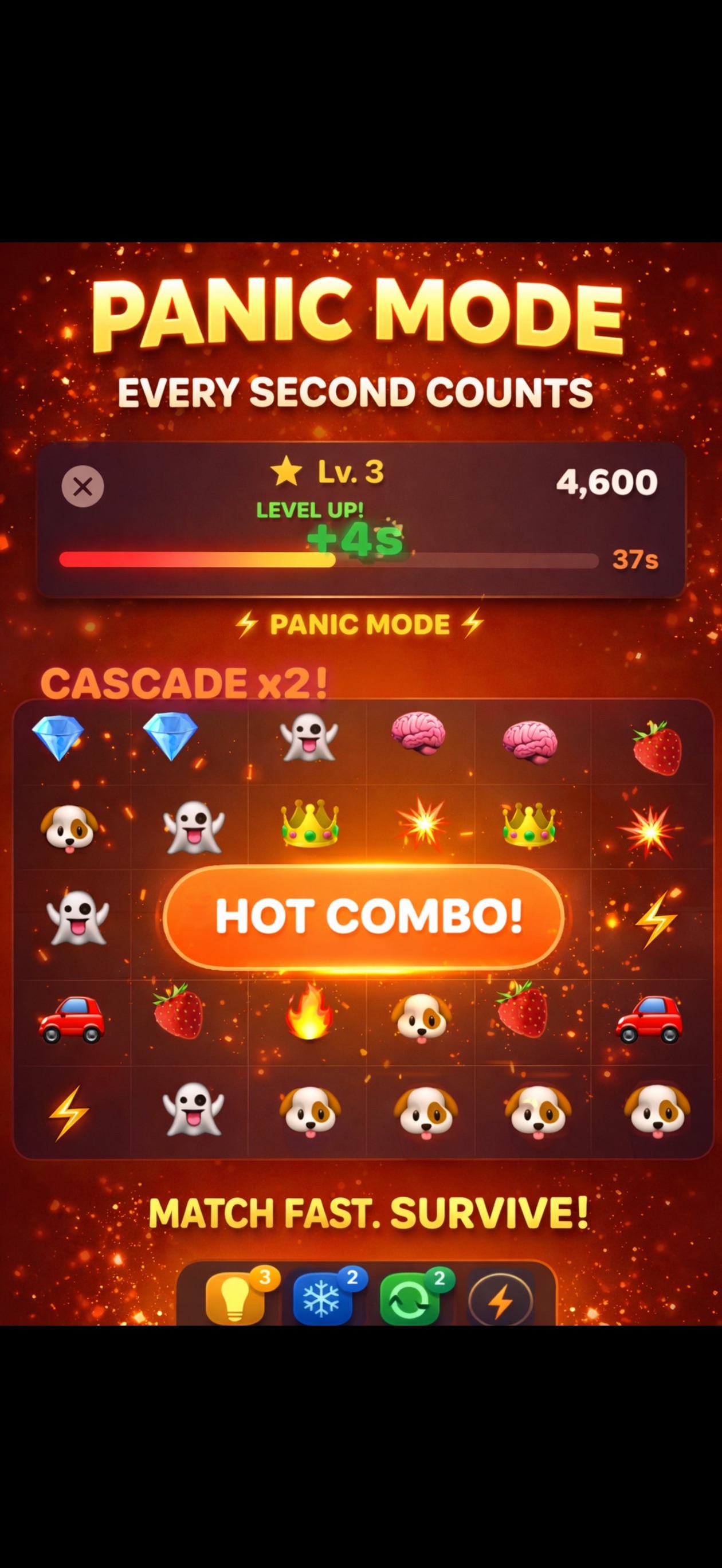 Panic Match! iOS 游戏截图 1