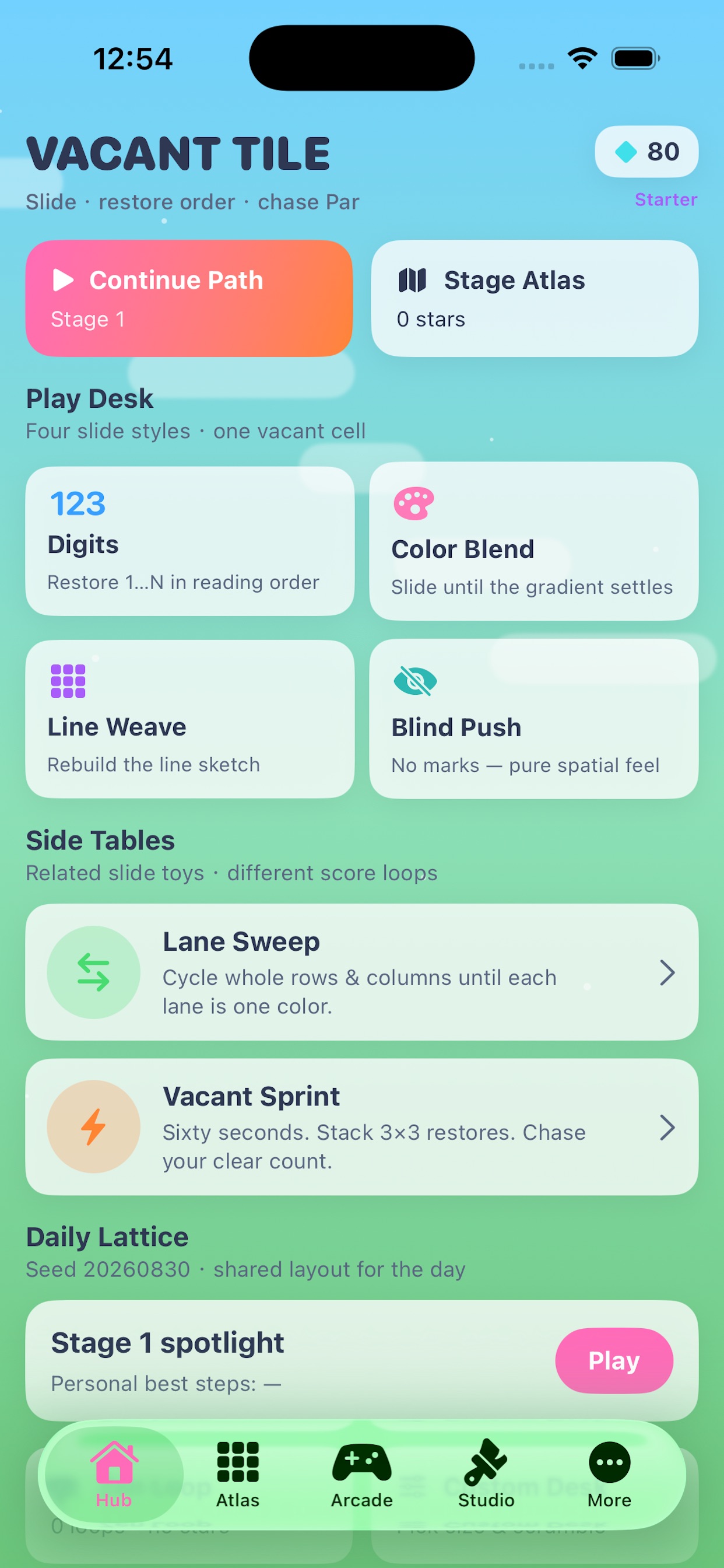 Vacant Tile iOS 游戏截图 1