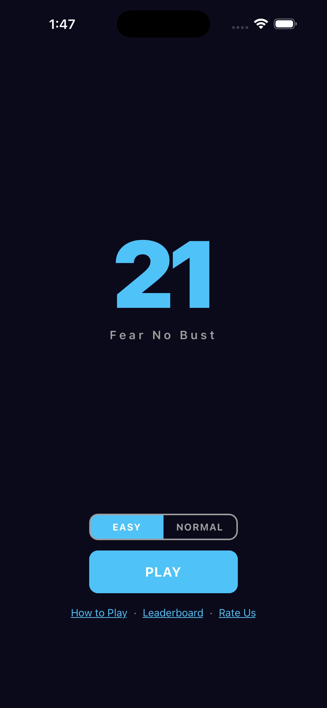 21-Twenty-One iOS 游戏截图 1