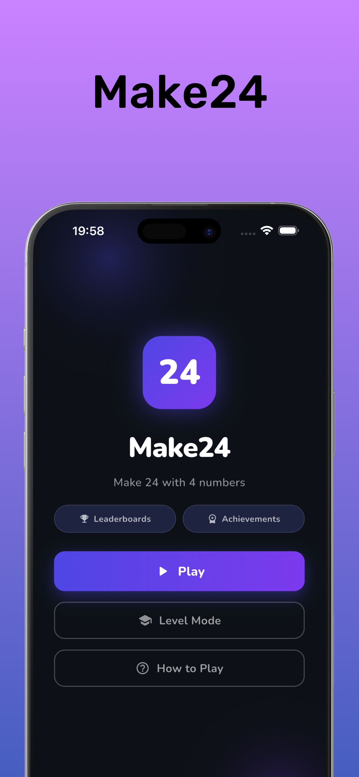 Make24: Math Puzzle Game iOS 游戏截图 1