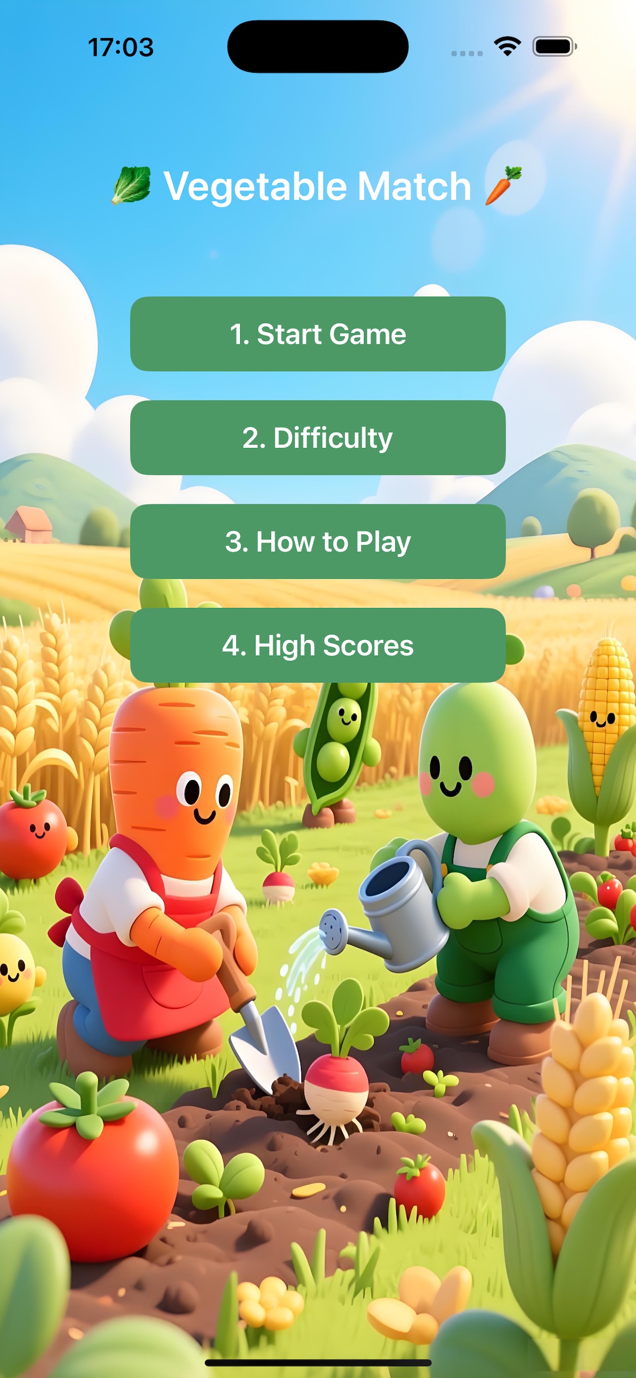 Green beans queuing iOS 游戏截图 1