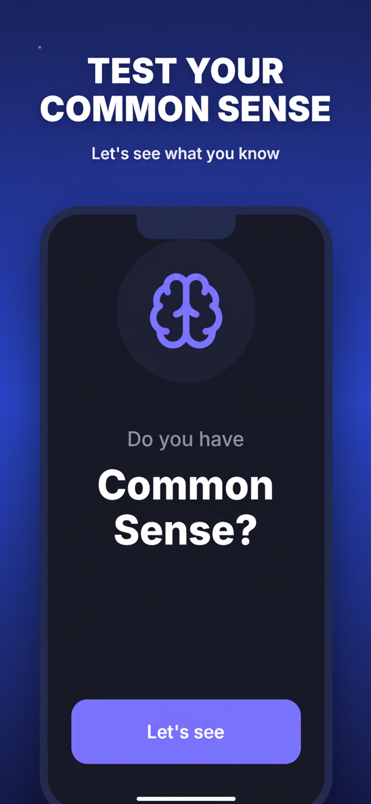 Common Sense - Brain Training