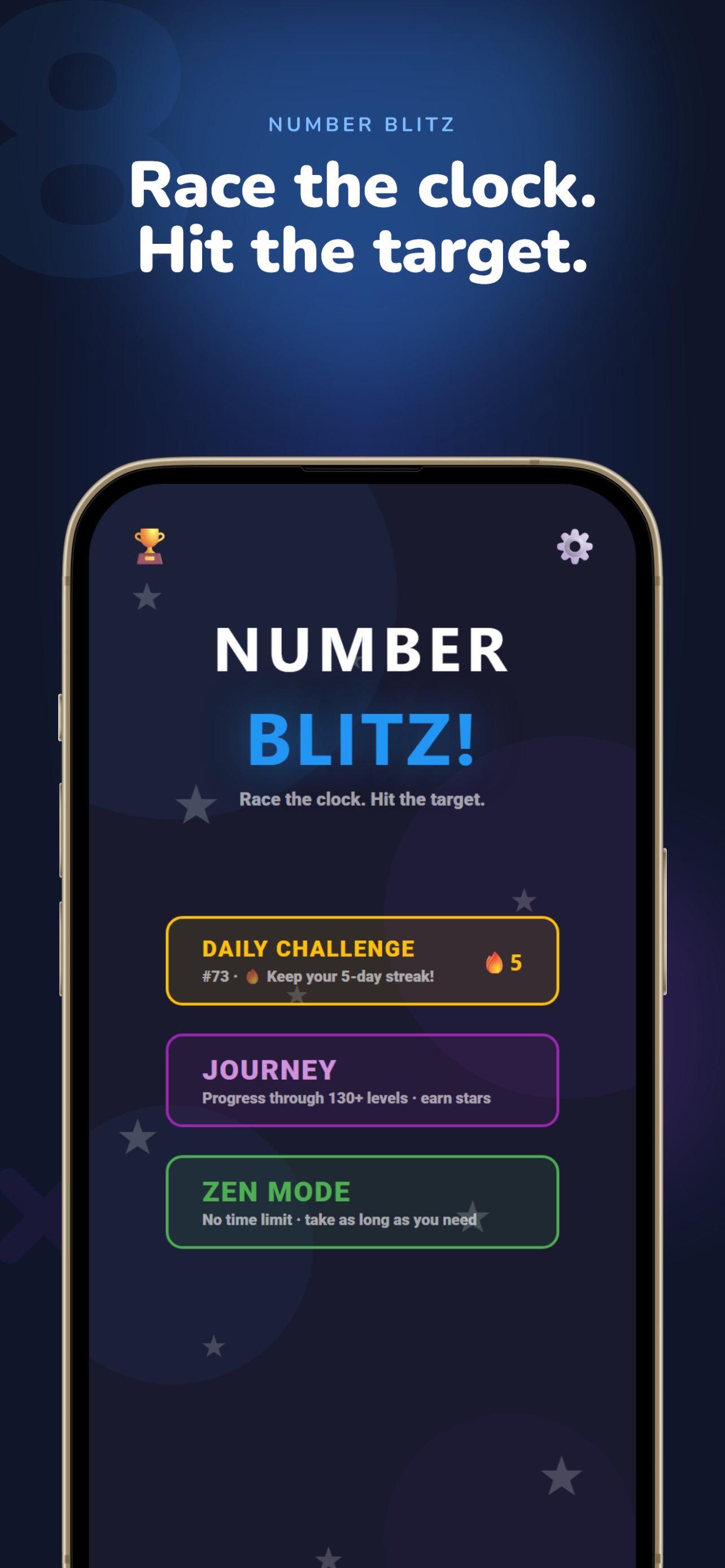 Number Blitz - Puzzle Game iOS 游戏截图 1