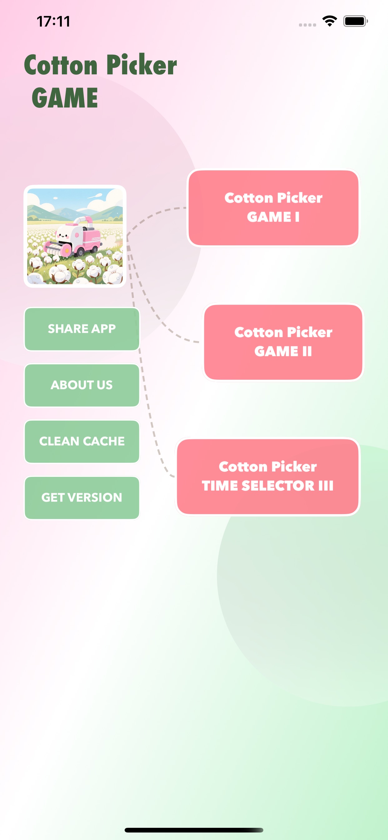 Cotton Picker GAME iOS 游戏截图 1