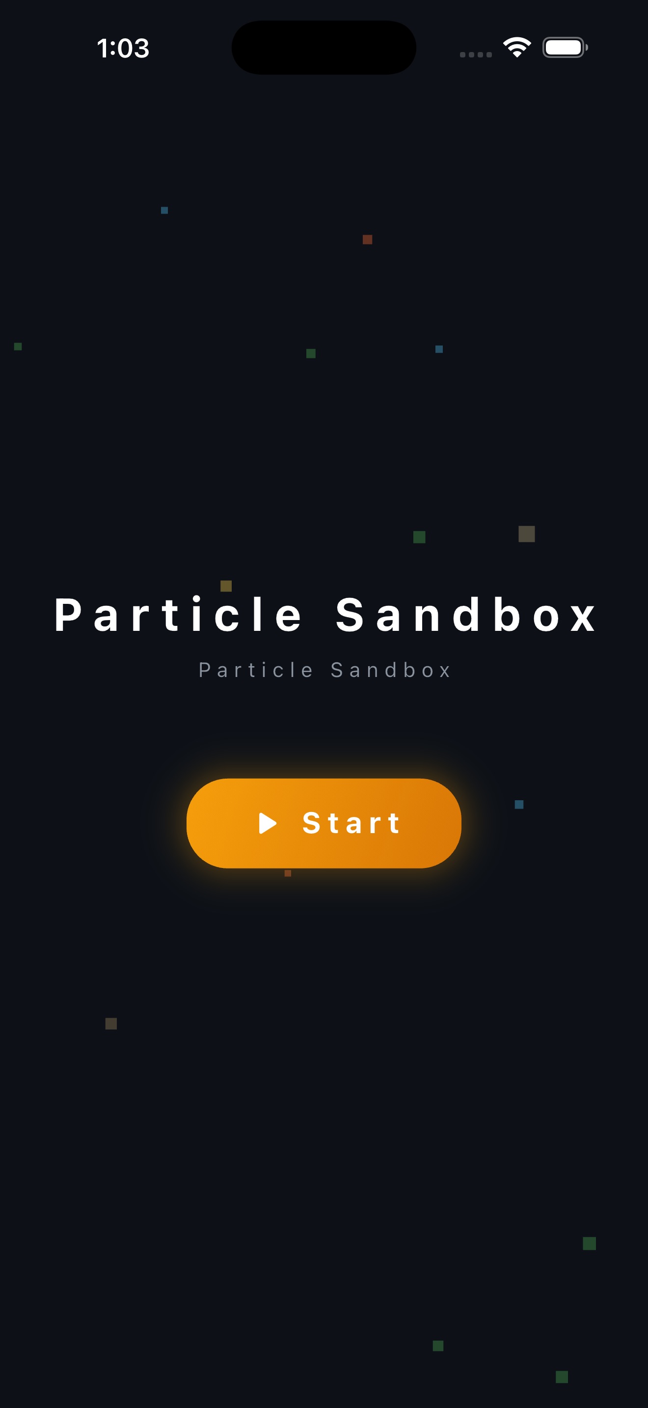 Sand Trace - 像素物理模拟器 iOS 游戏截图 1