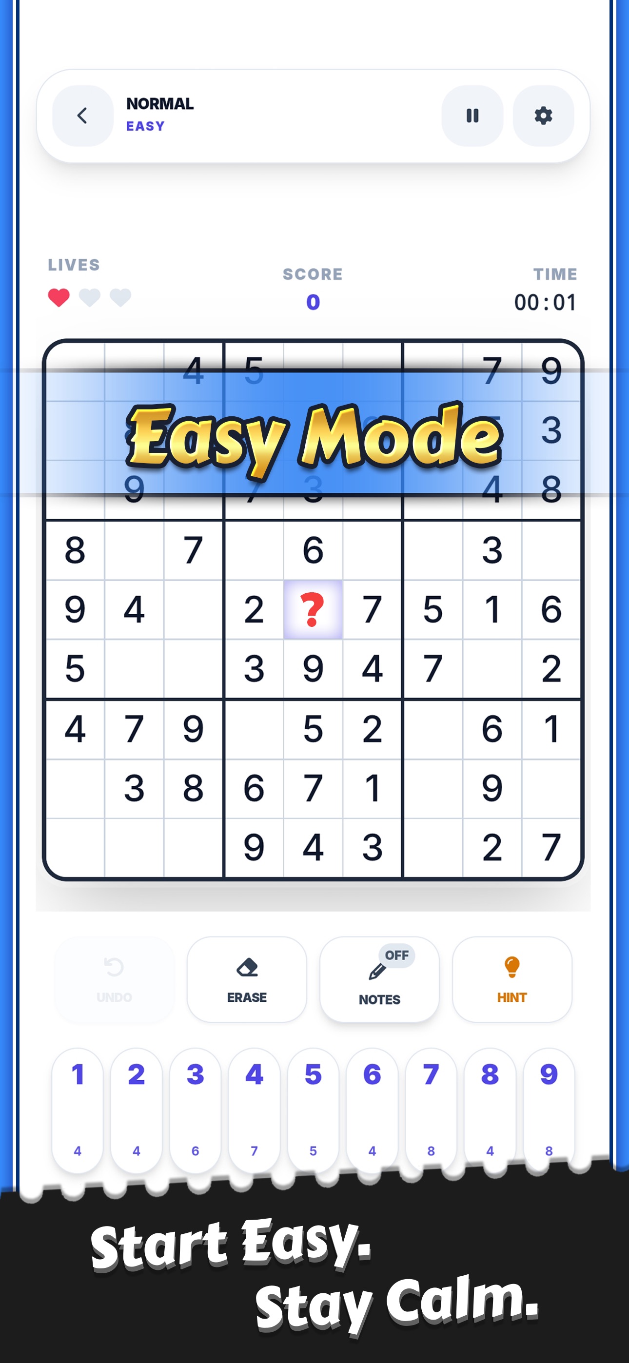 Sudoku: Daily Brain Puzzles iOS 游戏截图 1