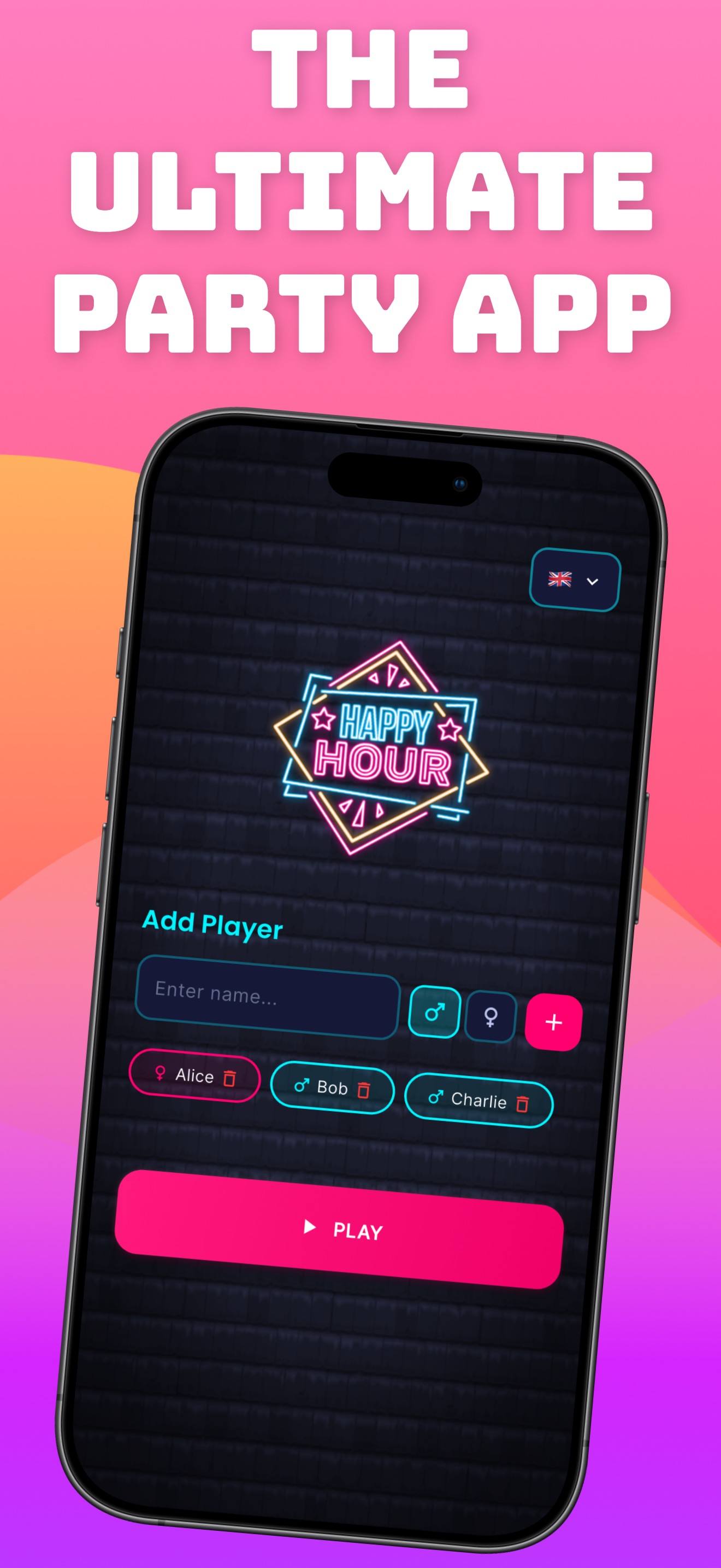 HappyHour - Party Games iOS 游戏截图 1
