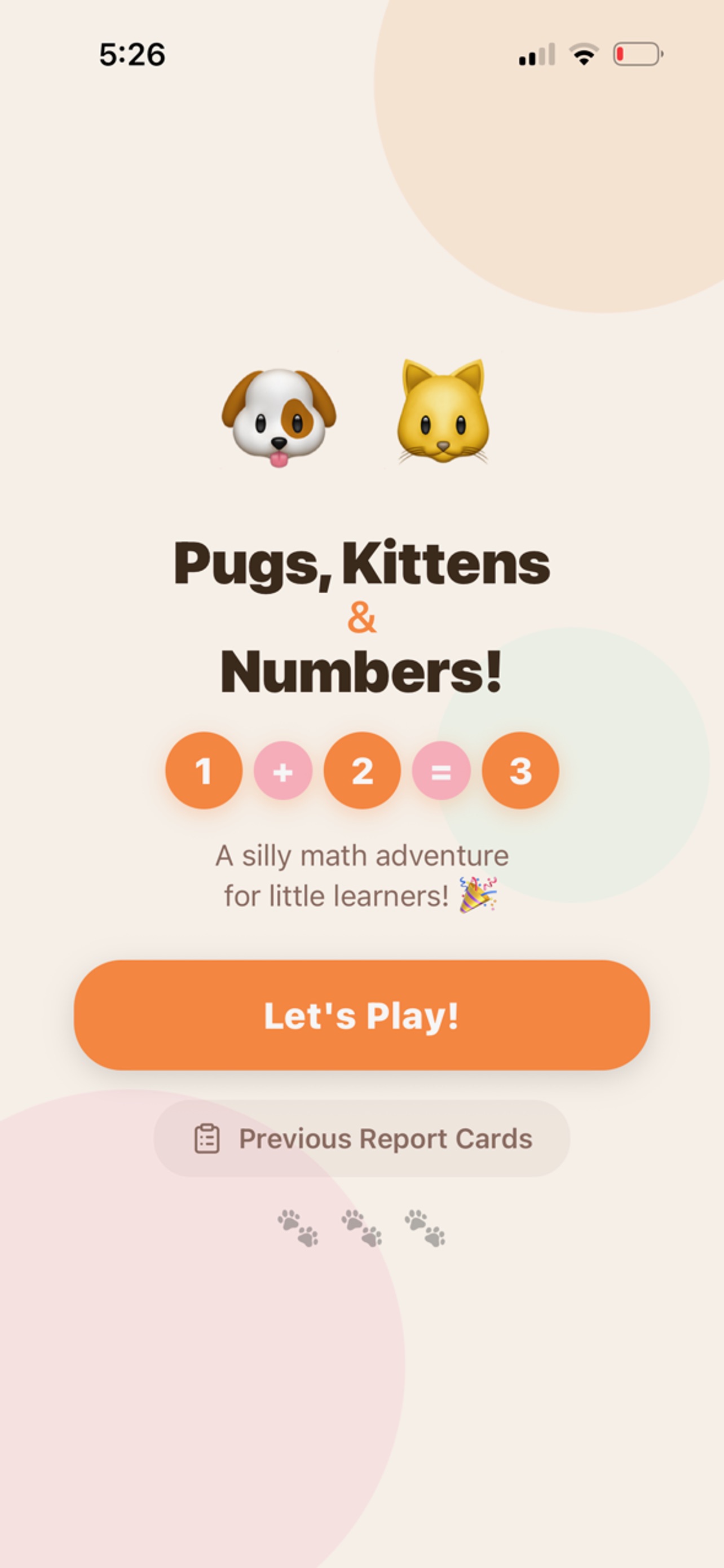 Learn Math Kids iOS 游戏截图 1