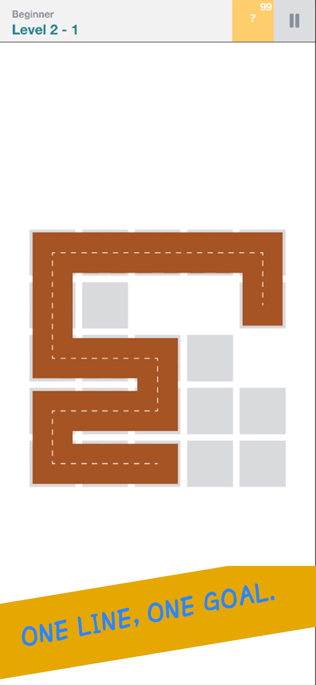 Fill One: Line Brain Puzzle iOS 游戏截图 1