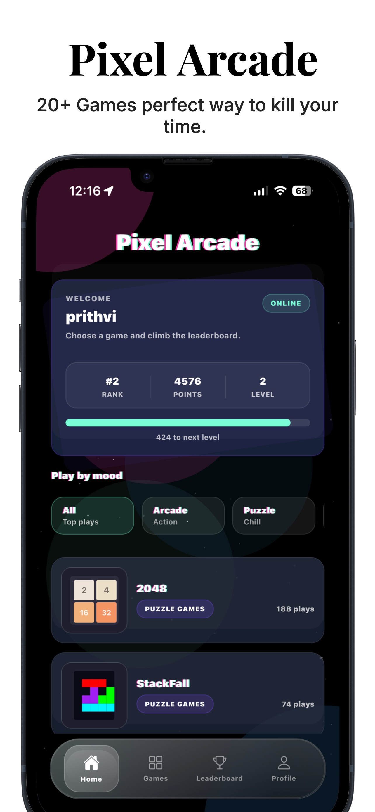 Pixel Arcade iOS 游戏截图 1